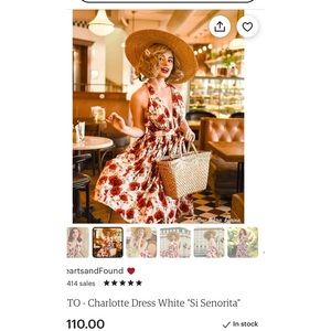 Hearts & Found Charlotte Dress SMALL Si Señorita